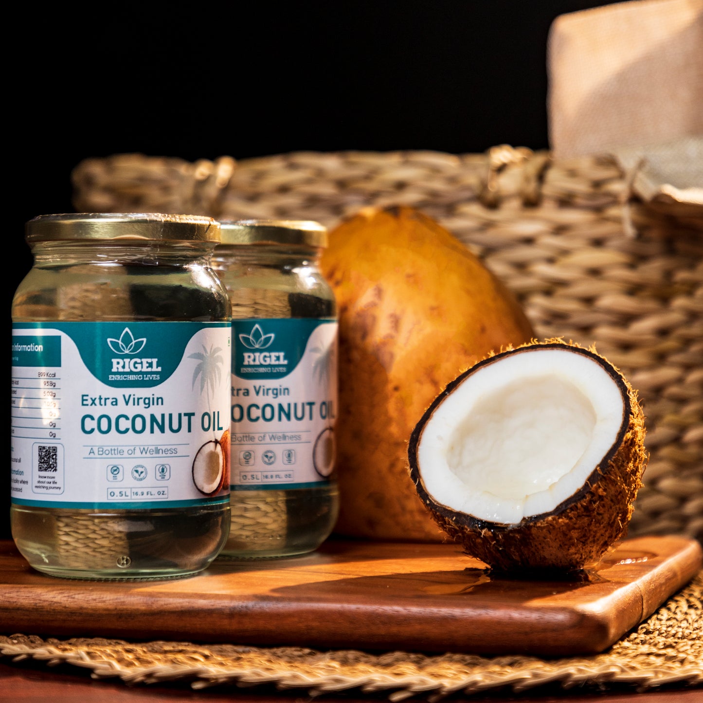 Coconut Oil - Wood Pressed (0.5L)
