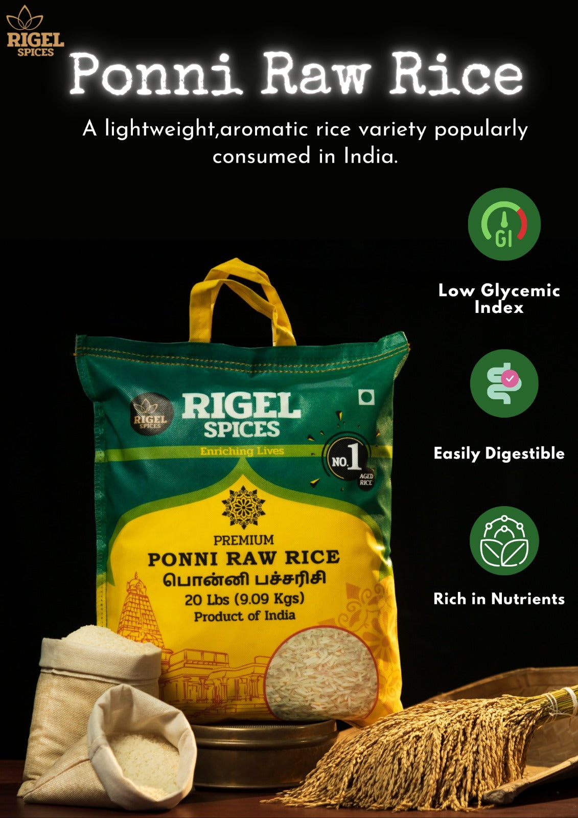 Ponni Raw Rice