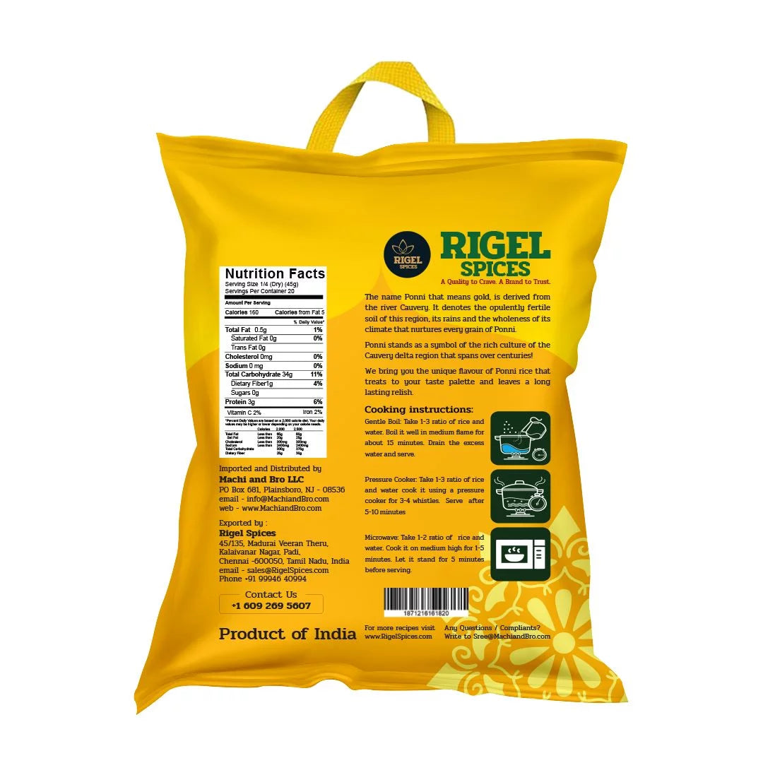 Premium Ponni Boiled Rice
